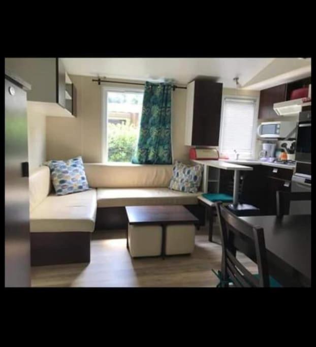 Mobil Home 4-6 Personnes Bord De Mer Argeles Sur Mer Camping Equinoxe Exterior foto